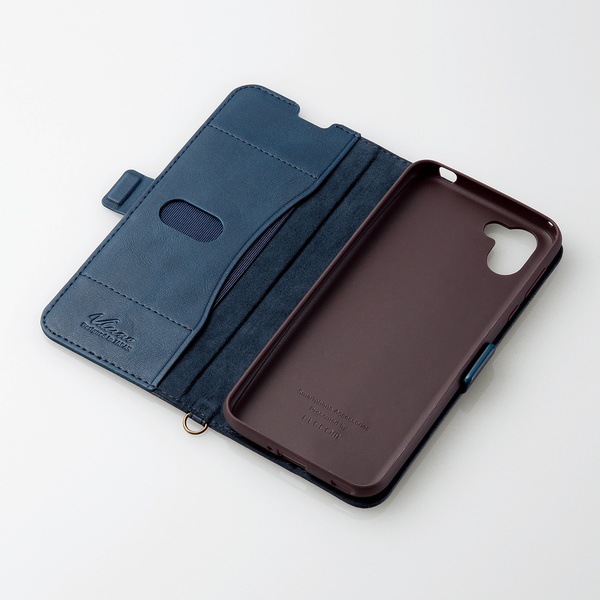 AQUOS R2用ソフトレザーカバー/磁石付 - PM-AQR2PLFYNV