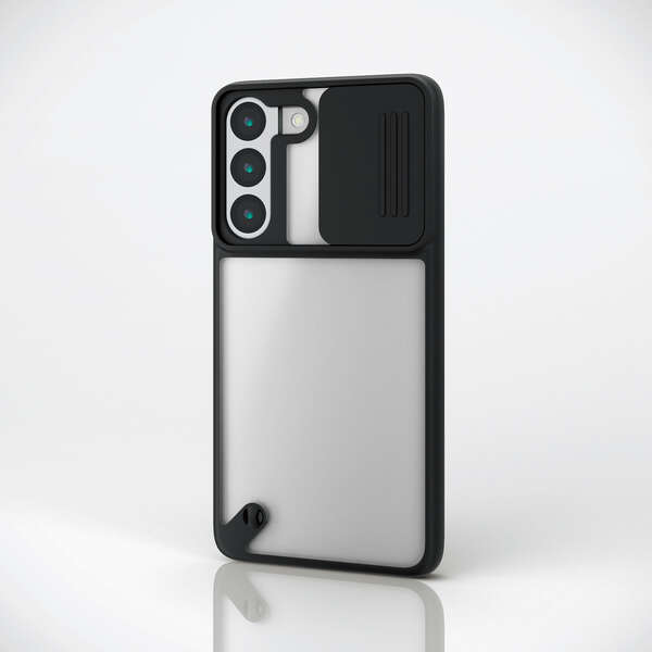 Galaxy S22 カメラレンズカバー付きケース シルキークリア - PM