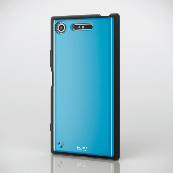 Xperia(TM) XZ1用TOUGH SLIM/ガラストップ風 - PM-XZ1TSGBU