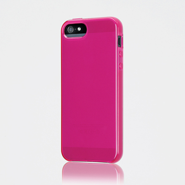 iPhone SE/5s/5用ソフトケース（ピンク） - PS-A12UCPN