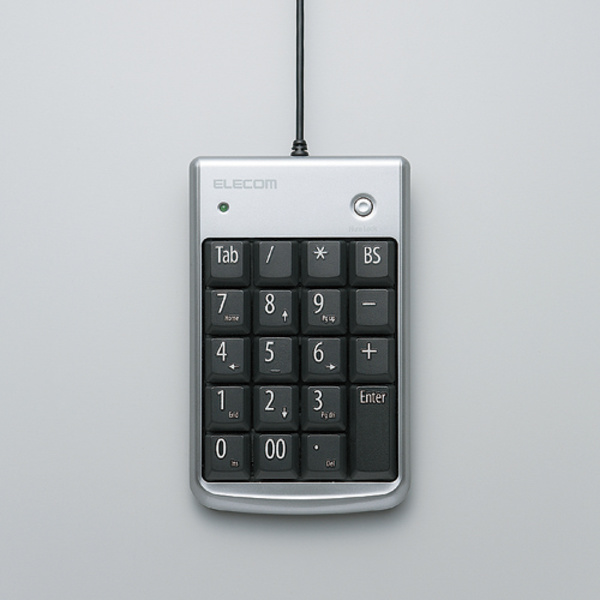 スタンダードUSBテンキーボード - TK-TCM002SV
