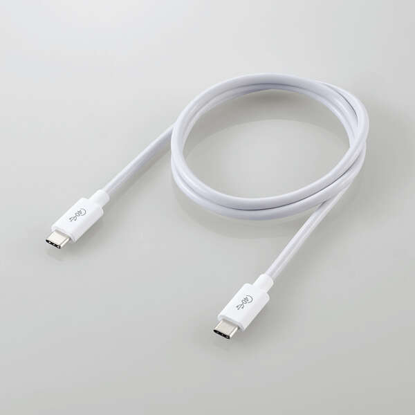 USB4ケーブル(認証品、USB Type-C(TM) to USB Type-C(TM)) - USB4-CC5P08WH