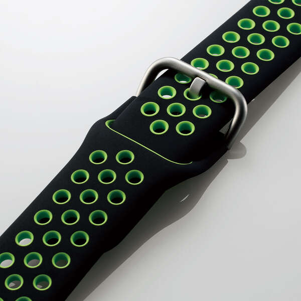 Apple Watch用シリコンバンド アクティブタイプ AW-44BDSCNBK2