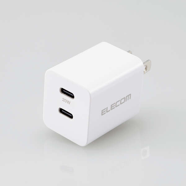 USB Power Delivery 20W AC充電器(C×2) - MPA-ACCP35XWH