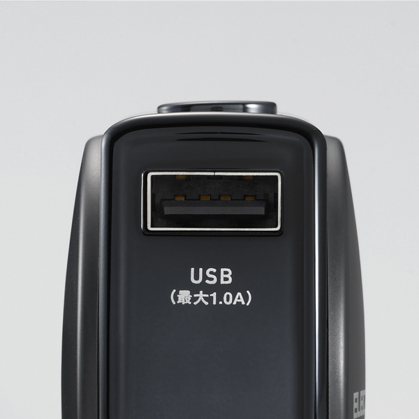 巻取り式microUSB車載充電器 - MPA-CCRMU31BK