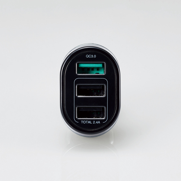 車載充電器(Quick Charge3.0・30W・3ポート) - MPA-CCUQ06BK