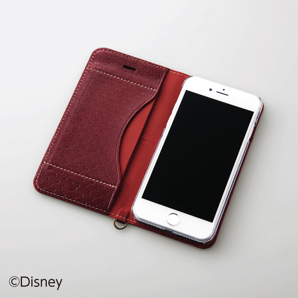 iPhone 7用ソフトレザーカバー/ビジネス(ディズニー) - PM-A16MPLFDNYB4