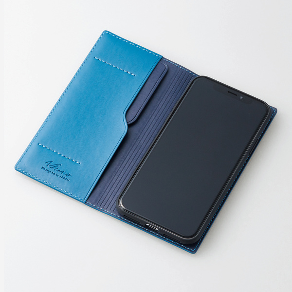 PEANUT&CO レザーケース iPhone XS用ソフトレザーカバー/イタリアン(Coronet) - PM-A18BPLFYILBU