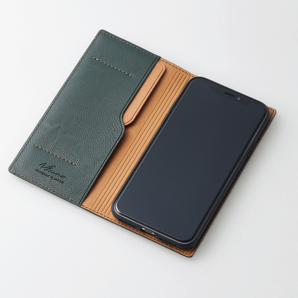 iPhoneカバー ソフトレザーカバー フルディスプレイモデル 2017 iPhone XS用ソフトレザーカバー/イタリアン(Coronet) - PM-A18BPLFYILGN