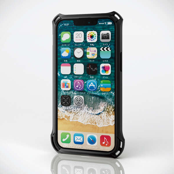 iPhone 13 mini ZEROSHOCK リング付き - PM-A21AZERORBK