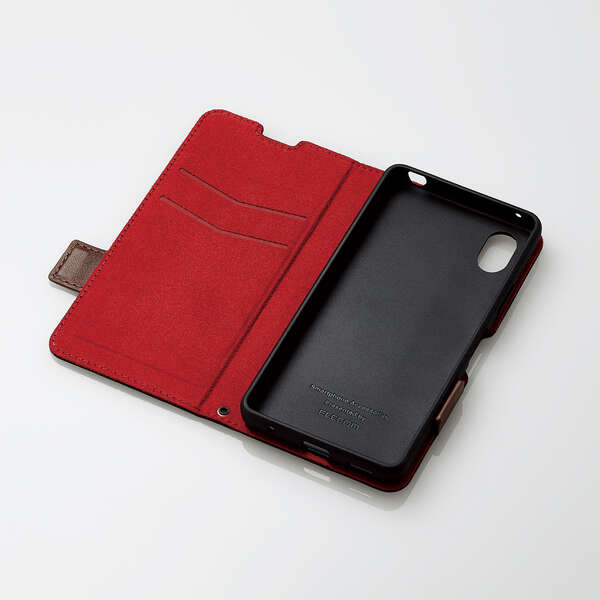 Xperia Ace III ソフトレザーケース 磁石付き 耐衝撃 ステッチ Xperia Ace III ソフトレザーケース 磁石付き 耐衝撃 ステッチ