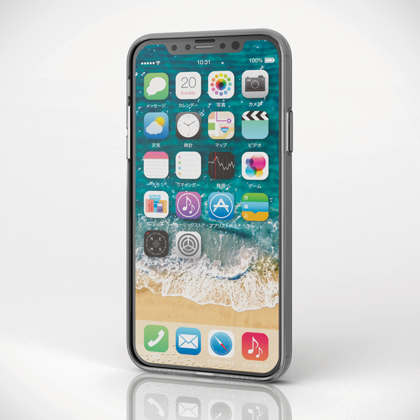 iPhone X用ハイブリッドケース/極み - PMCA17XHVCKBK