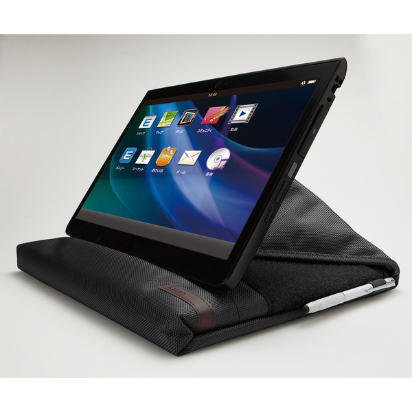 タブレット用スタンドポーチ(10.6～12.0インチ) - TB-12SPBK