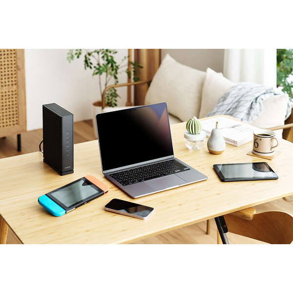 Wi-Fi 7 2882+688Mbps Wi-Fi 2.5Gルーター - WRC-BE36QS-B