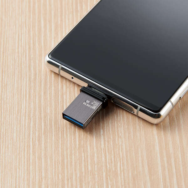 キャップ式USB Type-C(TM)メモリ(ブラック) - MF-CAU32256GBK