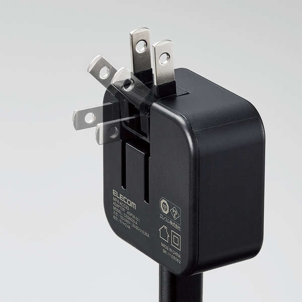 AC充電器(2.4A/A-Cケーブル付属＋Aポート×1） - MPA-ACC23BK