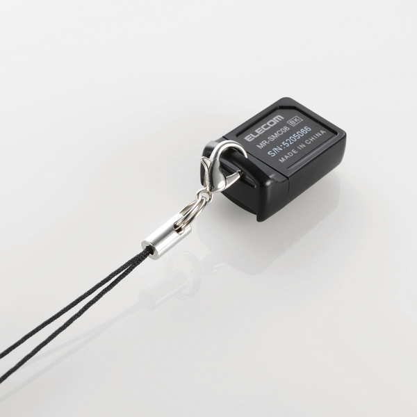 USB2.0対応microSD専用メモリカードリーダ - MR-SMC08BK