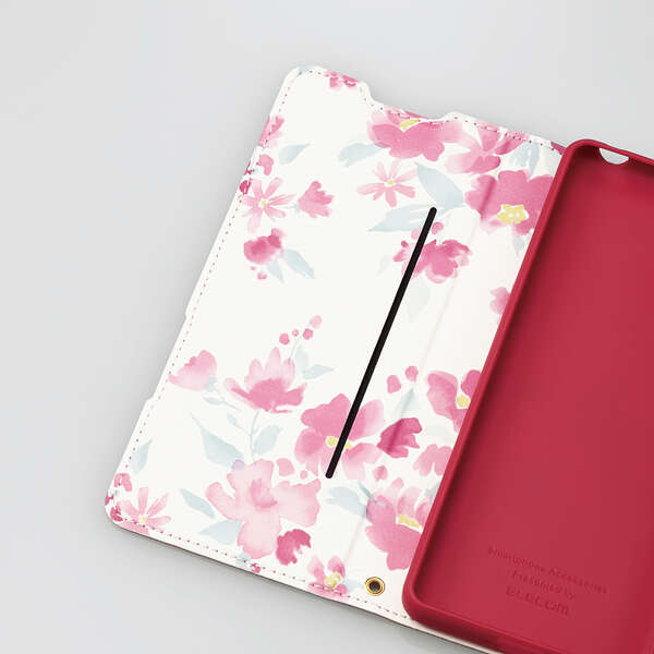 Xperia 5 IV ソフトレザーケース 薄型 磁石付 フラワーズ - PM