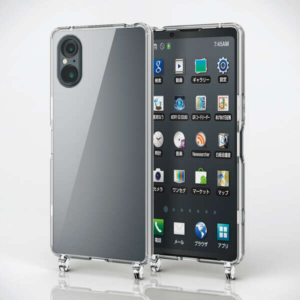 Xperia 5 V ハイブリッドケース ストラップホール付 - PM Xperia 5 V ハイブリッドケース ストラップホール付 - PM