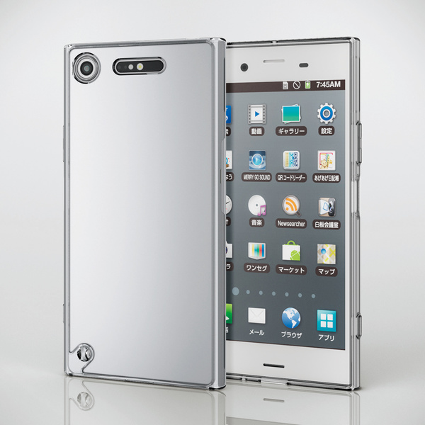 スマートフォン/携帯電話 スマートフォン本体 Xperia(TM) XZ1用ハイブリッドケース/極み - PM-XZ1HVCKCR