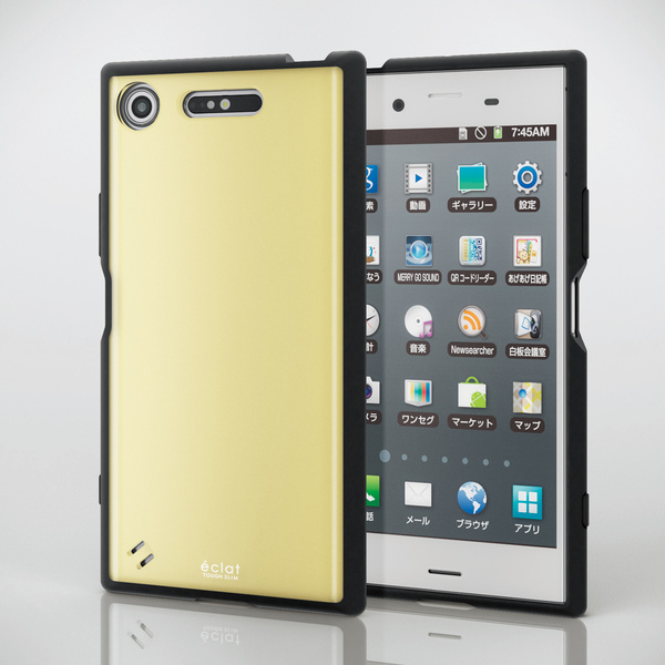 Xperia(TM) XZ1用TOUGH SLIM/ガラストップ風 - PM-XZ1TSGGD