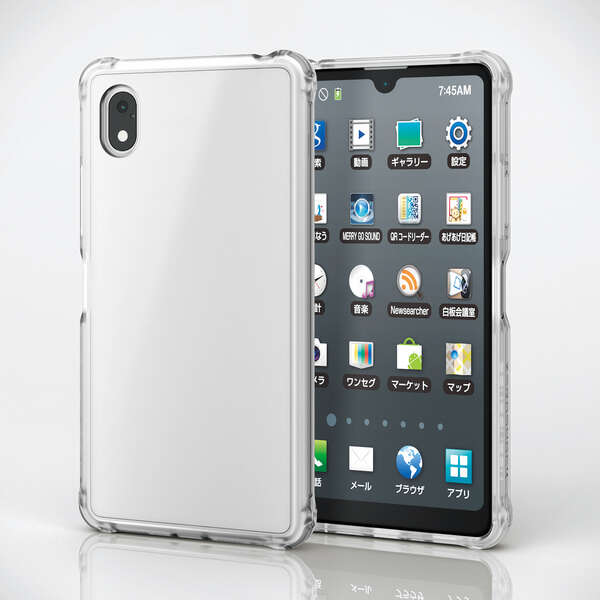 Xperia Ace III ZEROSHOCK シルキークリア ガラスフィルム付き