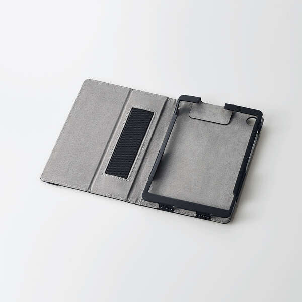 LAVIE Tab E TE508/KAS フラップカバー ソフトレザー 2アングル 軽量 TB-N202PLFBK