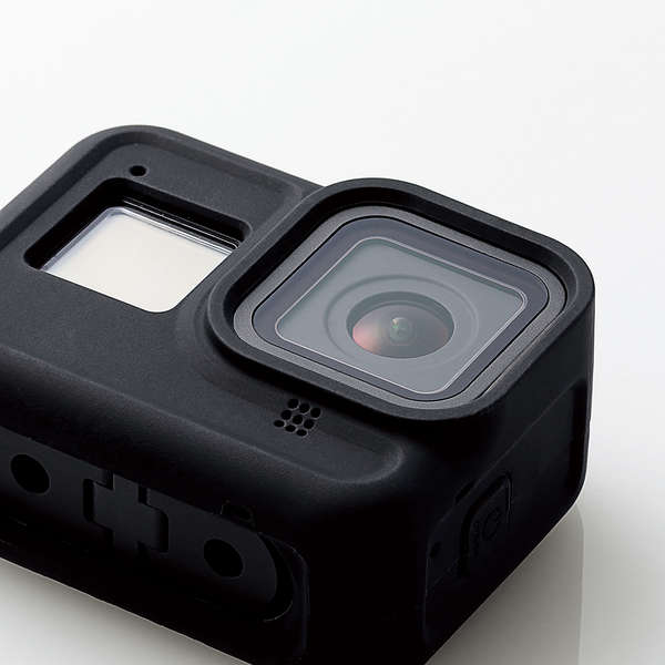 エレコム GoPro HERO8 Black ケース ZEROSHOCK レッド