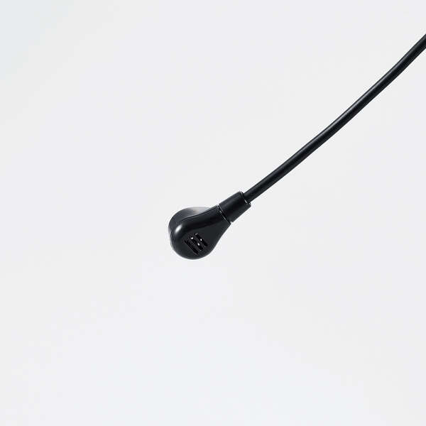 ネックバンドタイプ ヘッドセット 有線 4極φ3.5mm - HS-NB05TBK