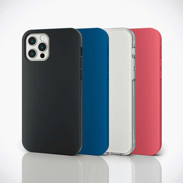 iPhone 12/12 Pro ハイブリッド ケース 360度保護 - PM-A20BHV360LCR