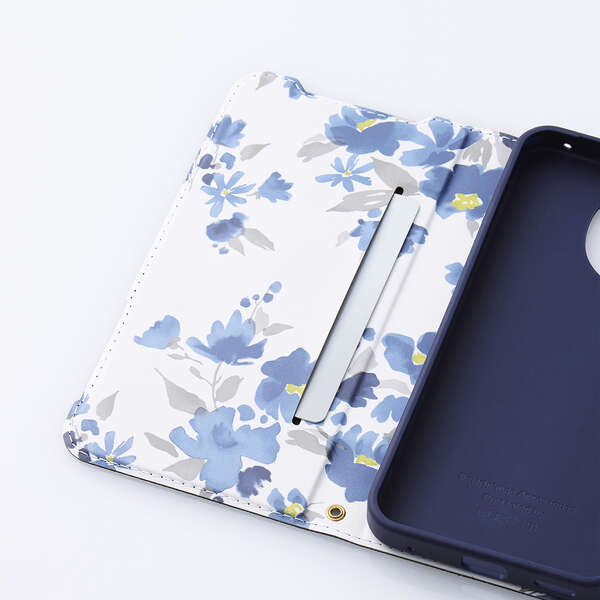 AQUOS sense9 ソフトレザーケース 薄型 磁石付 フラワーズ - PM