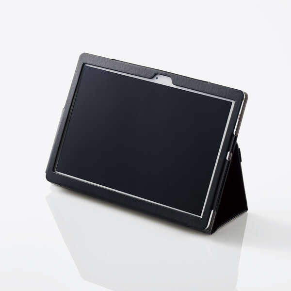 LAVIE Tab E TE710/KAW フラップカバー ソフトレザー 2アングル