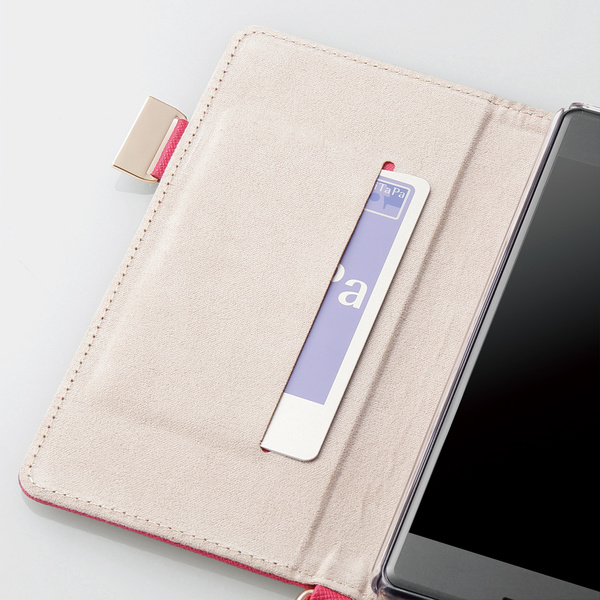 Xperia (TM) X Performance用ソフトレザーケース/女子向/磁石付 - PM