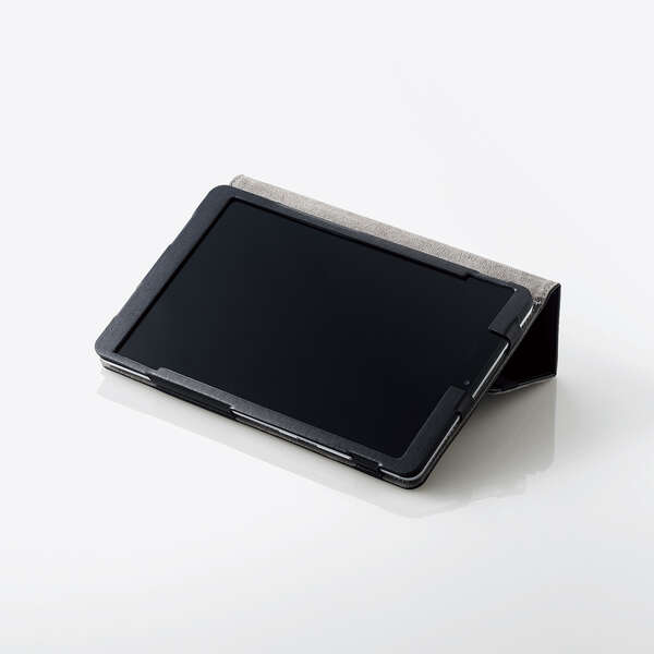 LAVIE Tab E TE508/KAS フラップカバー ソフトレザー 2アングル 軽量 TB-N202PLFBK