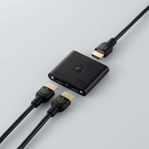 8K対応 2in1 HDMI切替器 - DH-SW8KBD21BK/E 8K対応 2in1 HDMI切替器 - DH-SW8KBD21BK/E