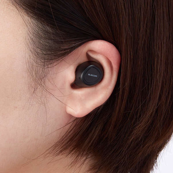 完全ワイヤレスBluetoothヘッドホン - LBT-TWS10BK