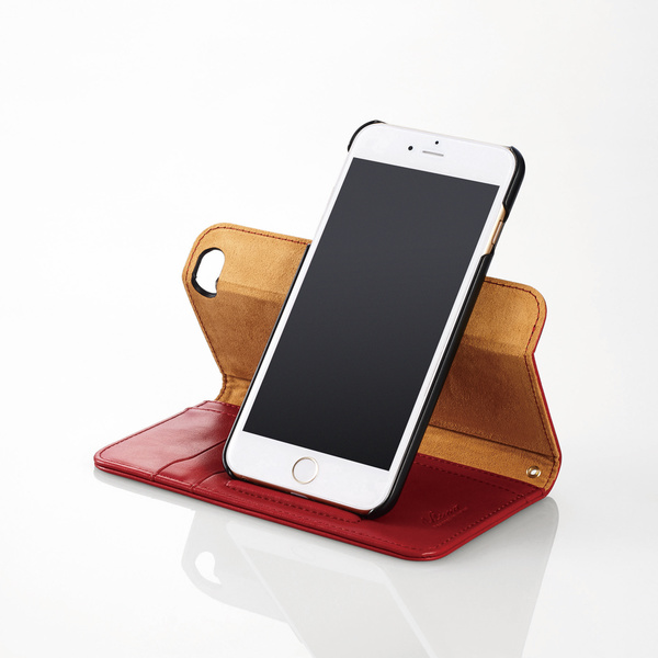 iPhone6s(6)Plus用ソフトレザーカバー/360度 - PM-A15LPLF360RD