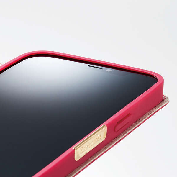 iPhone 13 ソフトレザーケース Enchante'e 磁石付き - PM