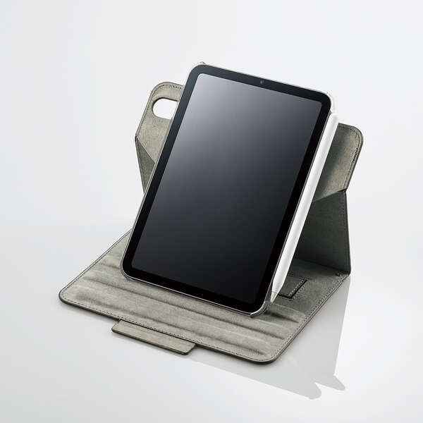 PC/タブレット タブレット iPad mini 第6世代/手帳型/360度回転/ブラック - TB-A21S360BK