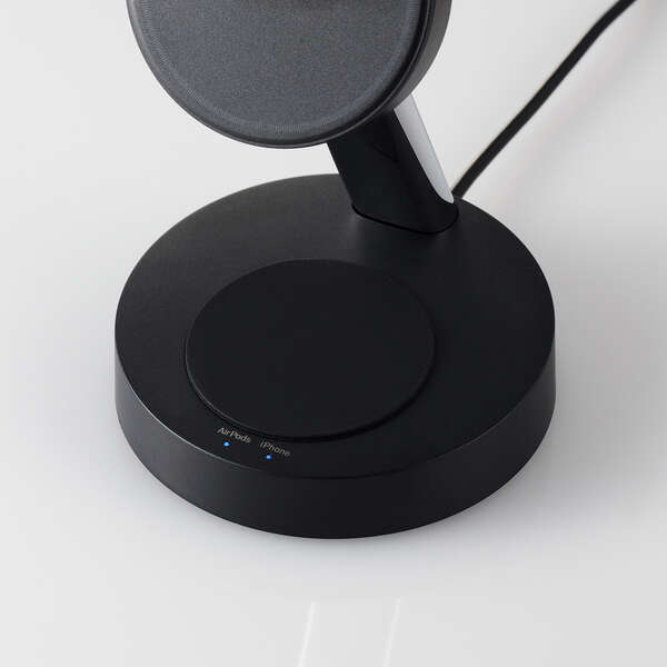 2in1 マグネットQi2規格対応ワイヤレス充電器(15W+5W・スタンド