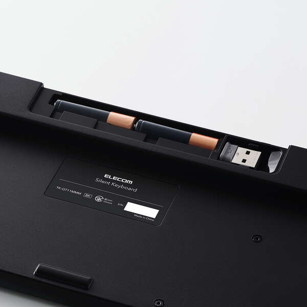 USB無線 & Bluetooth(R) 静音フルキーボード - TK-QT11MMMBK
