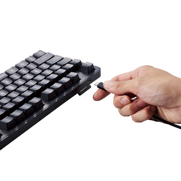 有線メカニカルテンキーレスキーボード - TK-MC30UKLBK 有線メカニカルテンキーレスキーボード - TK-MC30UKLBK