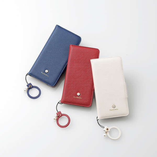 iPhone 12 mini レザーケース Enchante'e 磁石付き リング付き iPhone 12 mini レザーケース Enchante'e 磁石付き リング付き