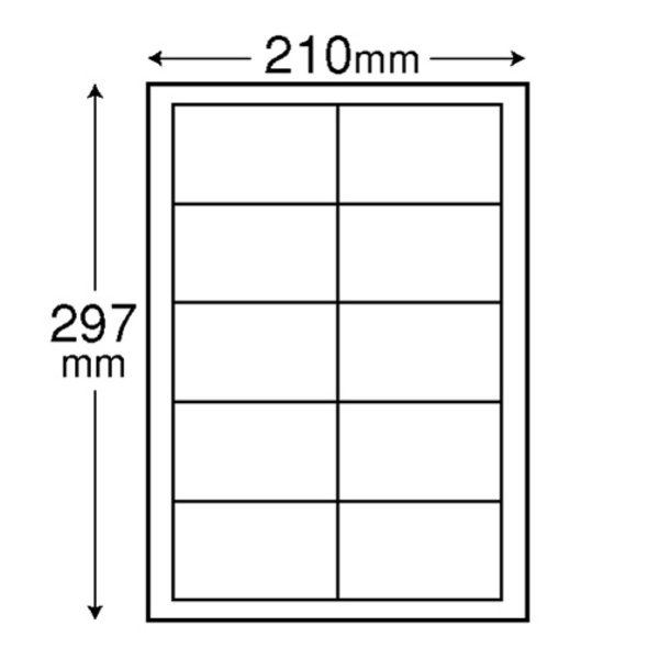 なっとく名刺（厚口・上質紙・アイボリー） - MT-JMN2IVZ
