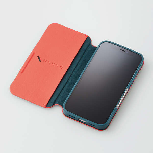 iPhone 12 mini レザーケース MINIO 手帳型 - PM-A20APLFMINRD