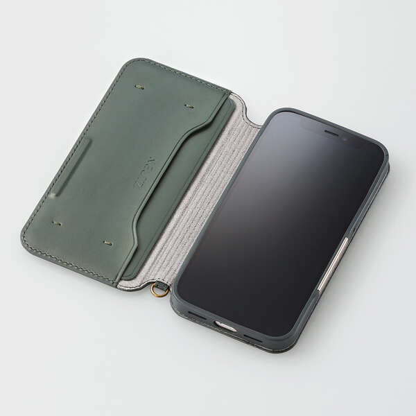 iPhone 12 mini レザーケース NEUTZ 磁石付き 手帳型 - PM iPhone 12 mini レザーケース NEUTZ 磁石付き 手帳型 - PM