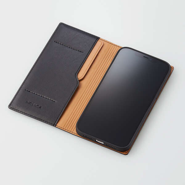 iPhone 12 Pro Max レザーケース RICERCA (Coronet) 手帳型 - PM