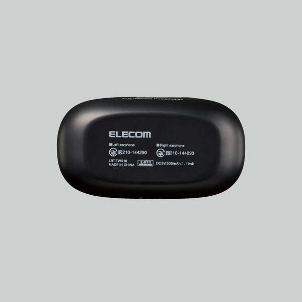 完全ワイヤレスBluetoothヘッドホン - LBT-TWS10BK