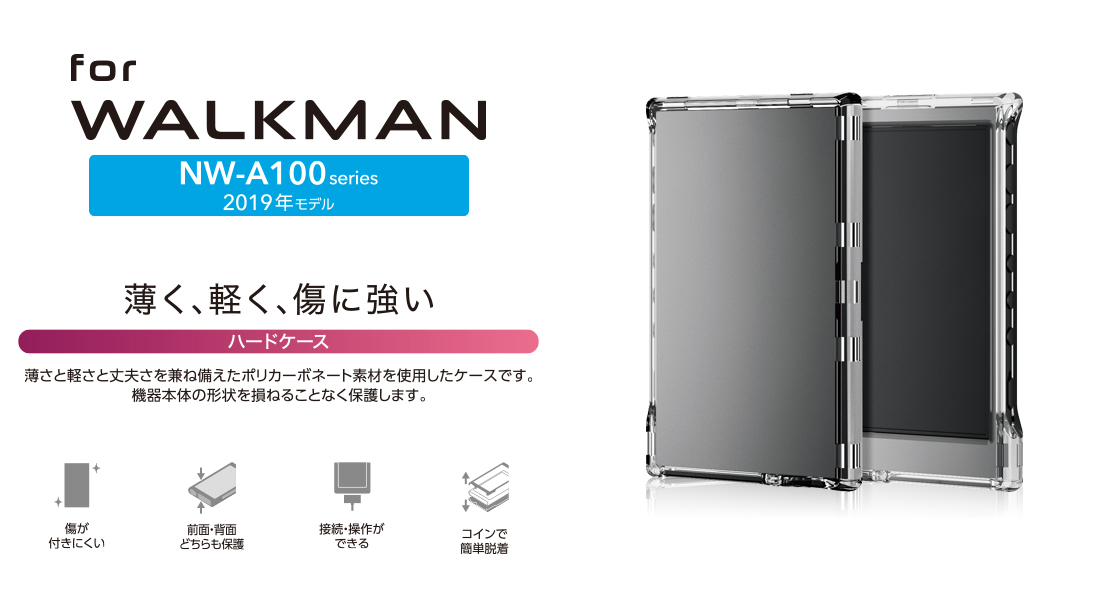 ＷＡＬＫＭＡＮ A１００用ハードケース - AVS-A19PCCR