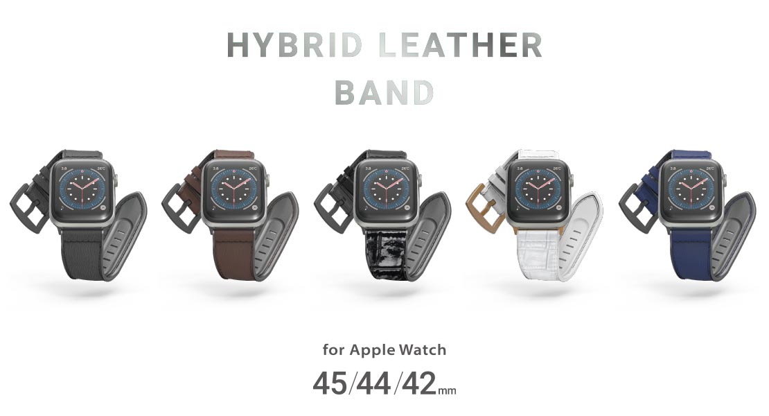 Apple Watch用ハイブリッドレザーバンド mm   AWBDLHVBK